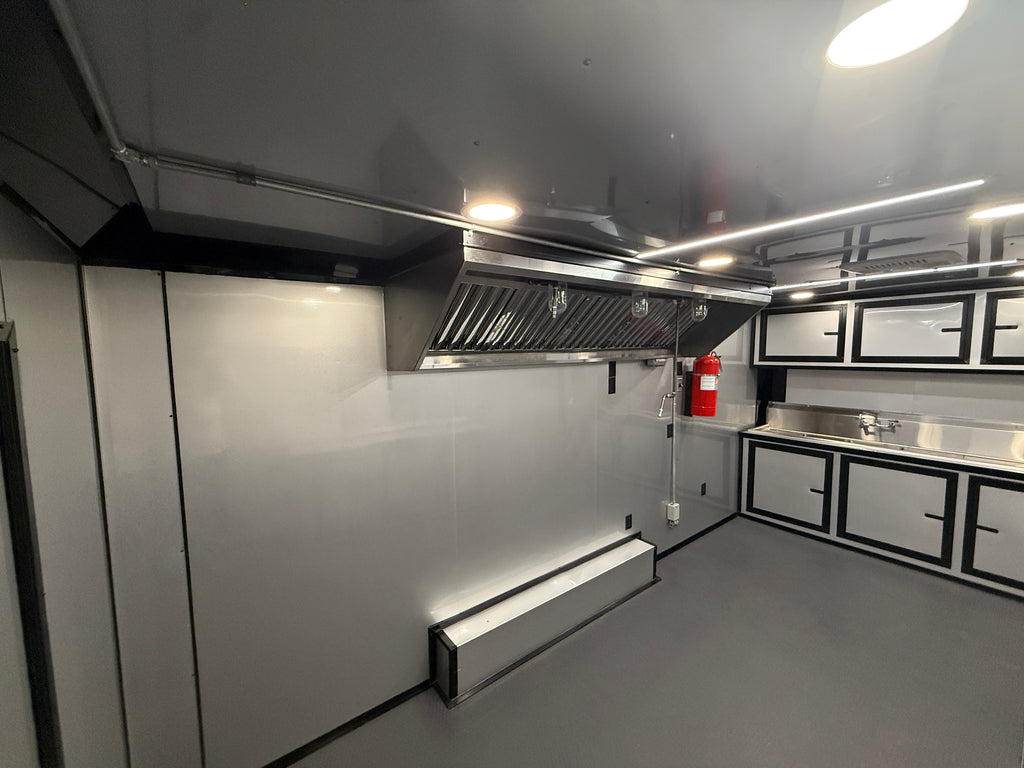 8.5x18 Mobile Food & Concession Trailer White — image 13 of 24