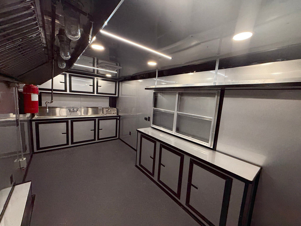 8.5x18 Mobile Food & Concession Trailer White — image 4 of 24