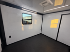8.5X32 Black Hybrid Trailer | Full Bathroom