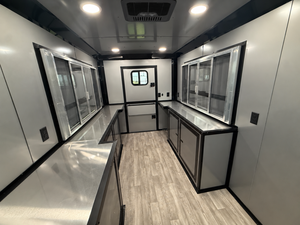 7x14TA Silver Frost Coffee Trailer | Beverage Trailer
