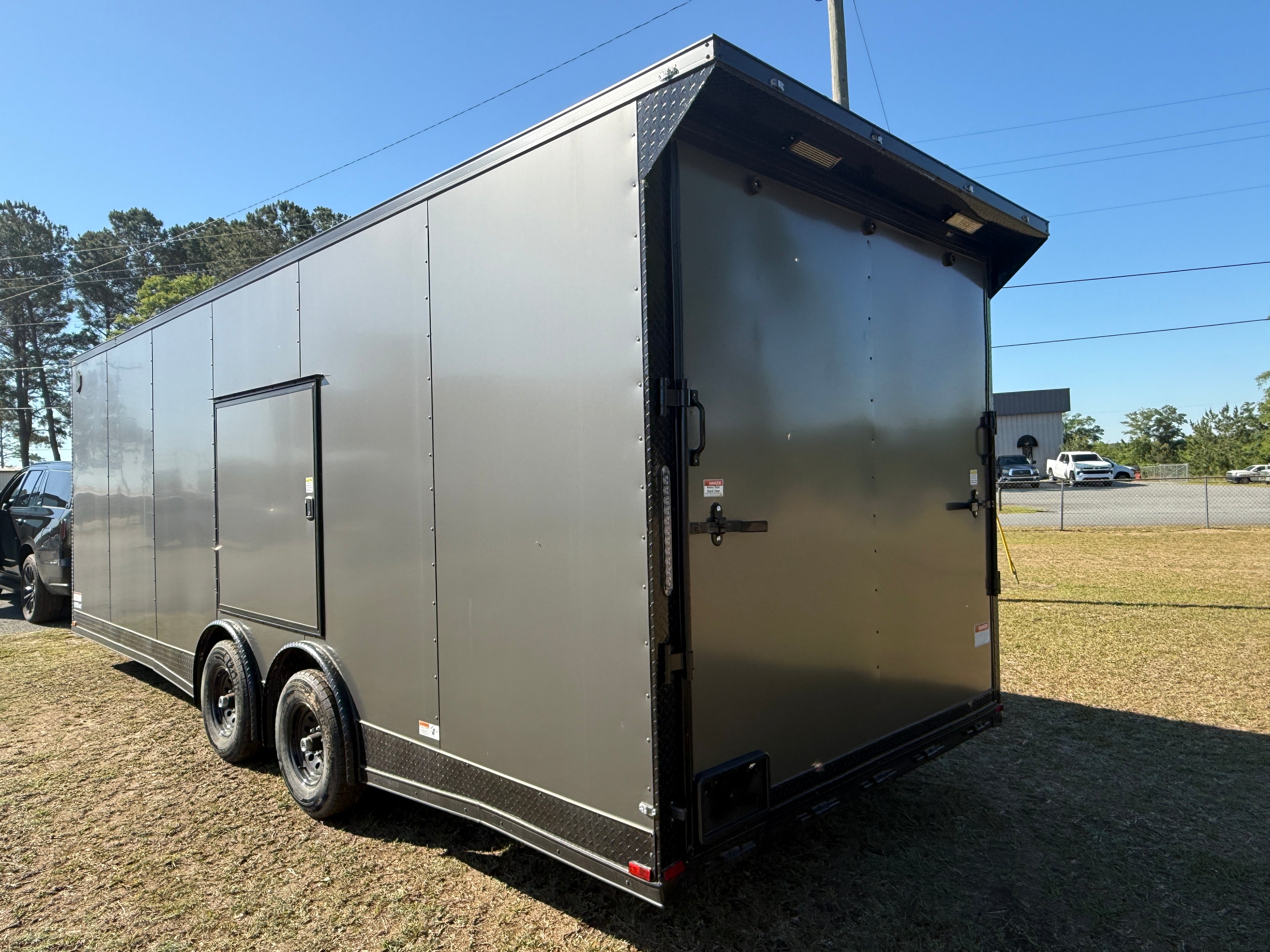 8.5X24TA Charcoal Standard Car Hauler Trailer