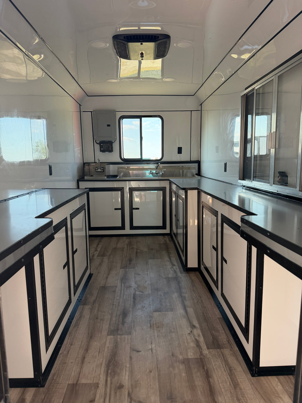 7X14TA White Concession Trailer Coffee