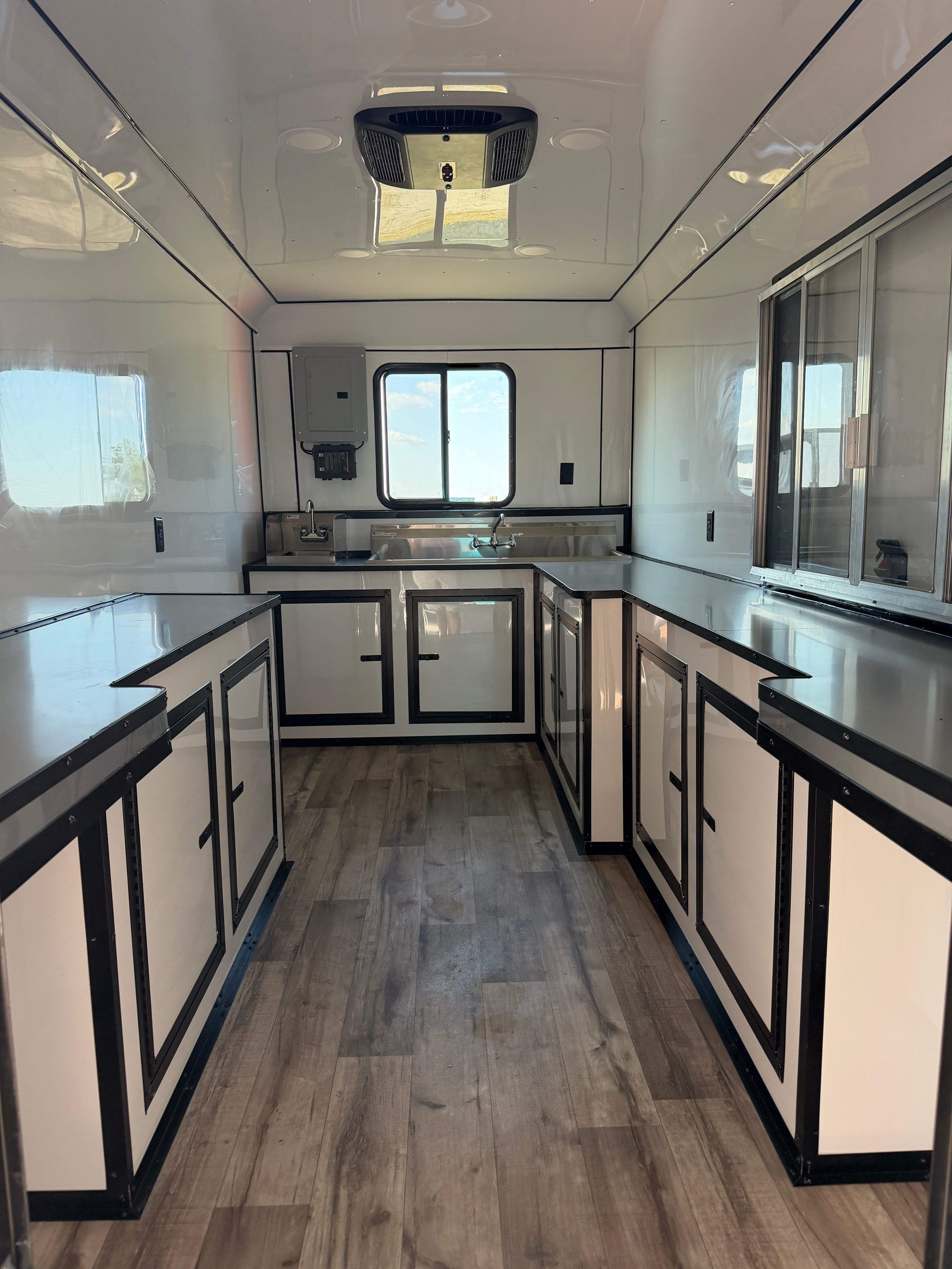 7X14TA White Concession Trailer Coffee
