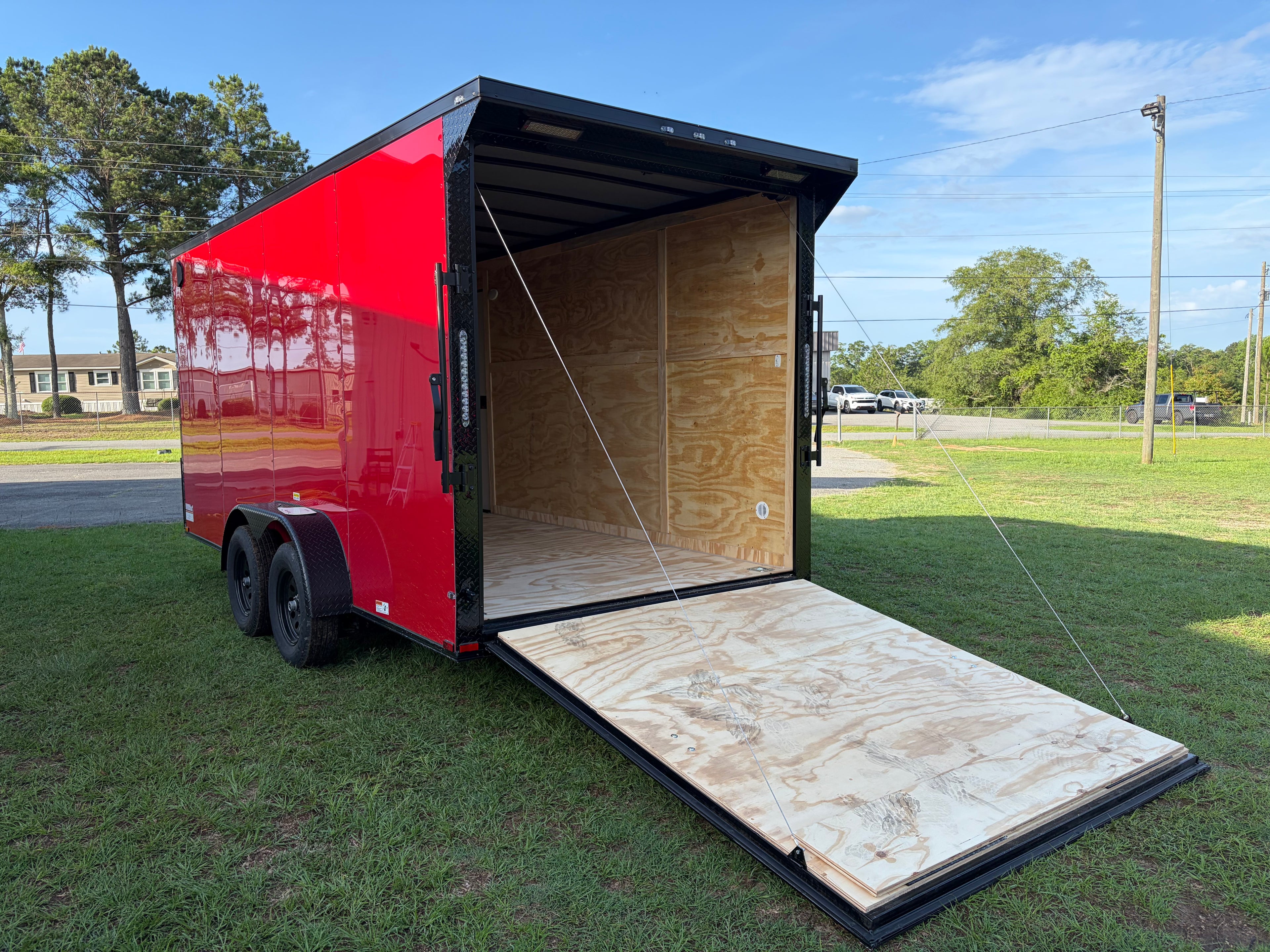 7X16TA Red Standard Trailer BOP