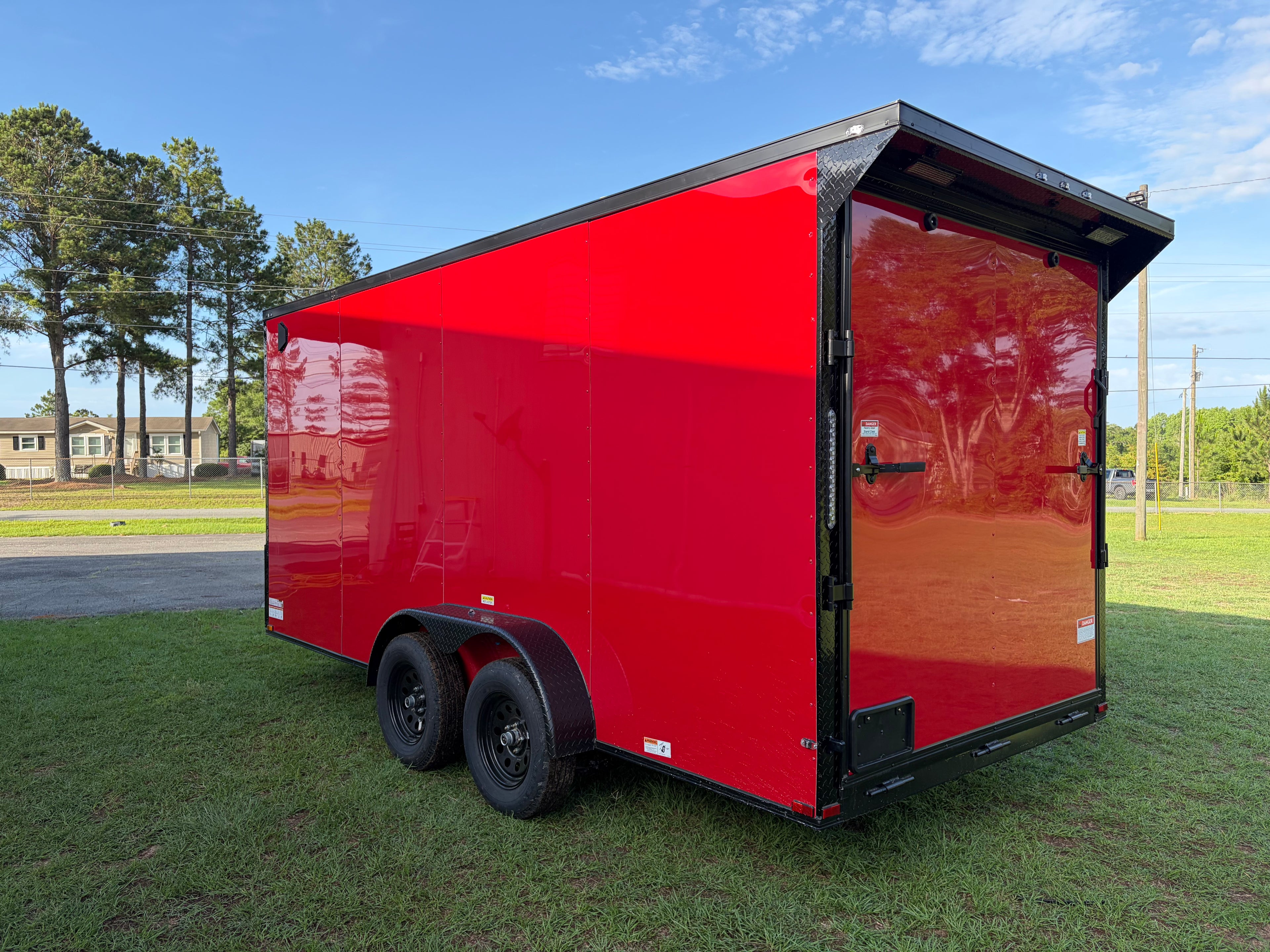 7X16TA Red Standard Trailer BOP