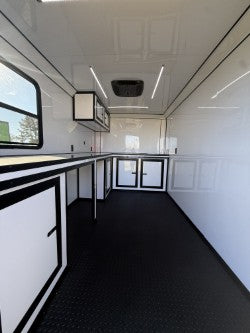7x12TA White Splicing Trailer
