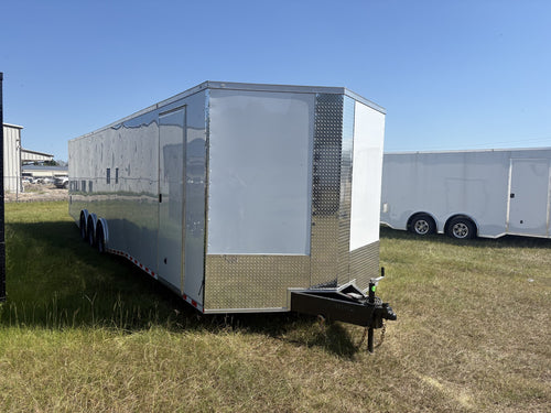 36' Rock Solid Triple Axle Enclosed Car Hauler | VIN 77209