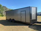 8.5X24TA Charcoal Standard Car Hauler Trailer