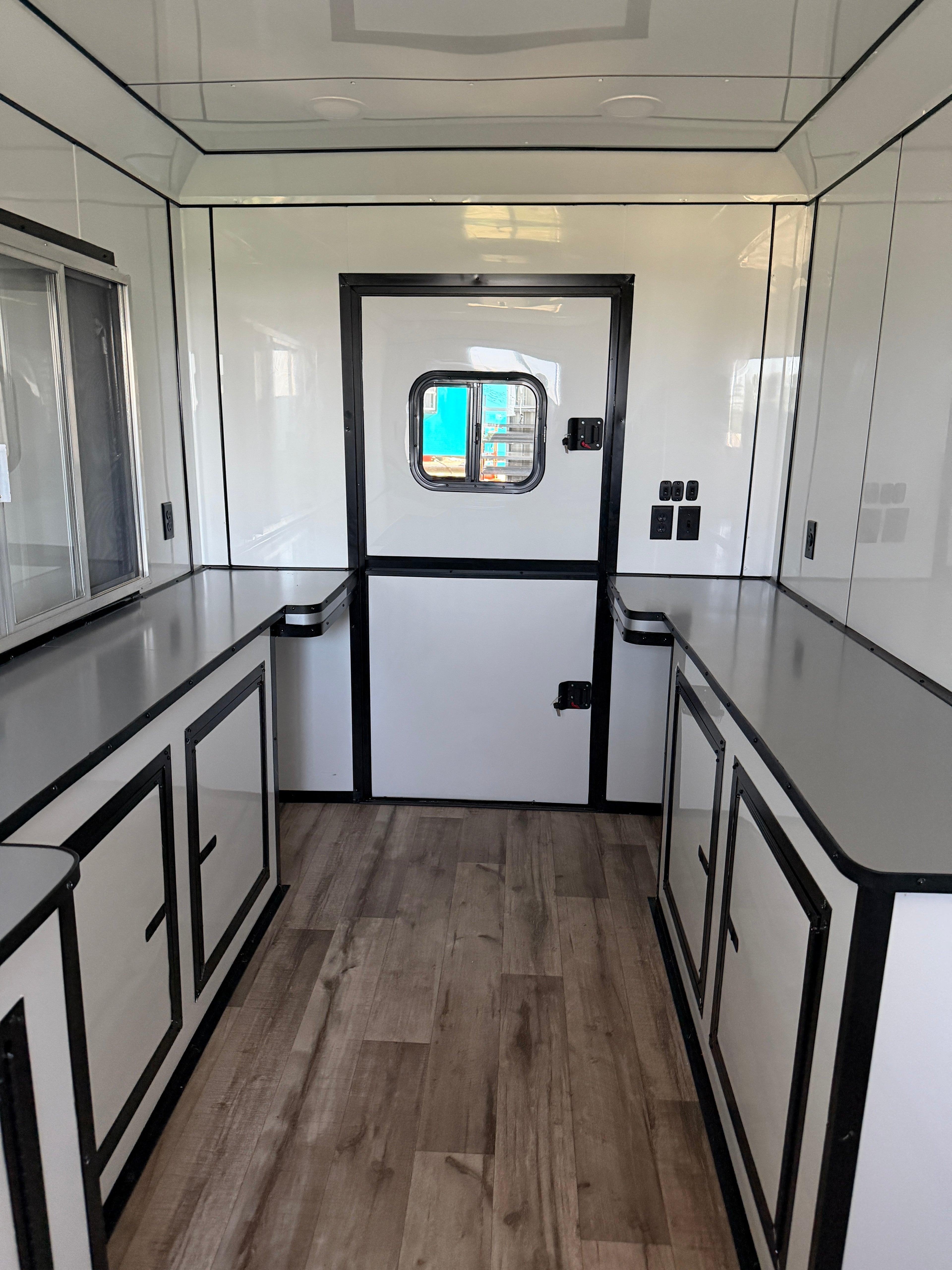 7X14TA White Concession Trailer Coffee