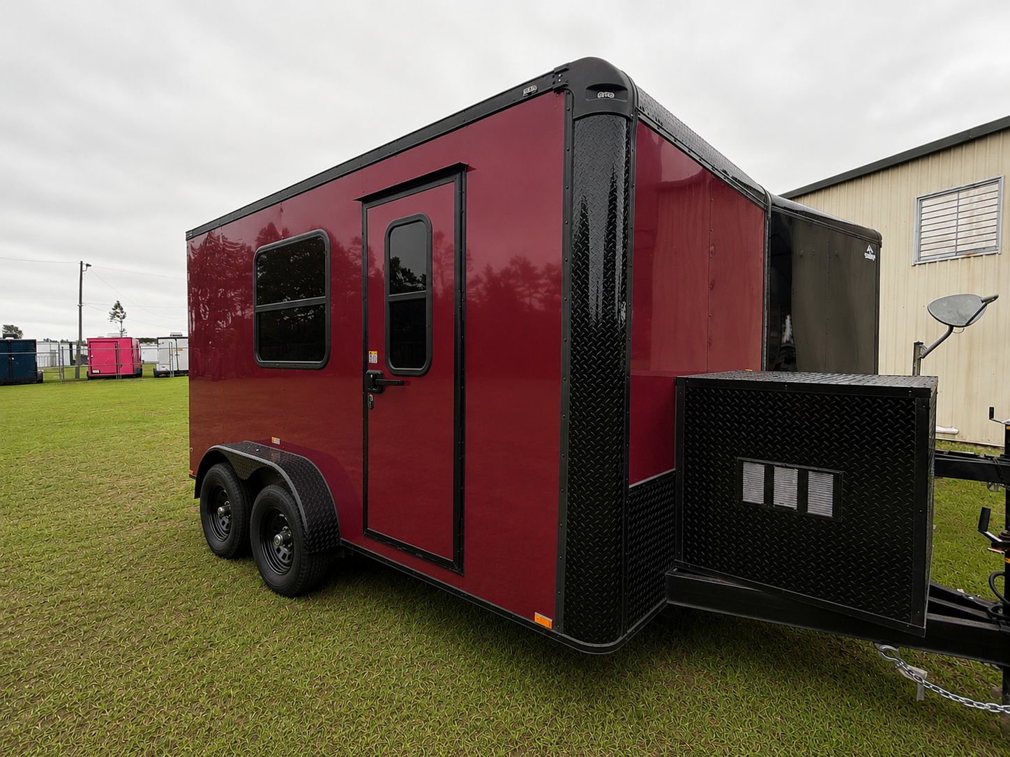 7X14TA Brandywine Dog Grooming Trailer