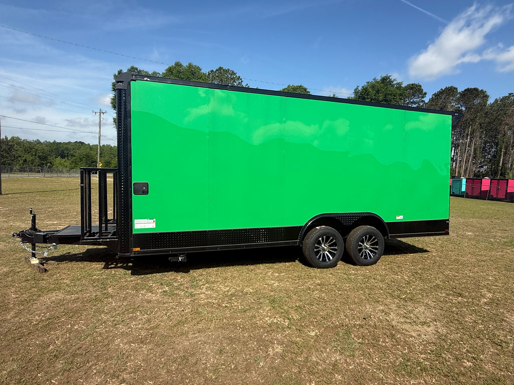 8.5X20TA3 Green Concession Trailer