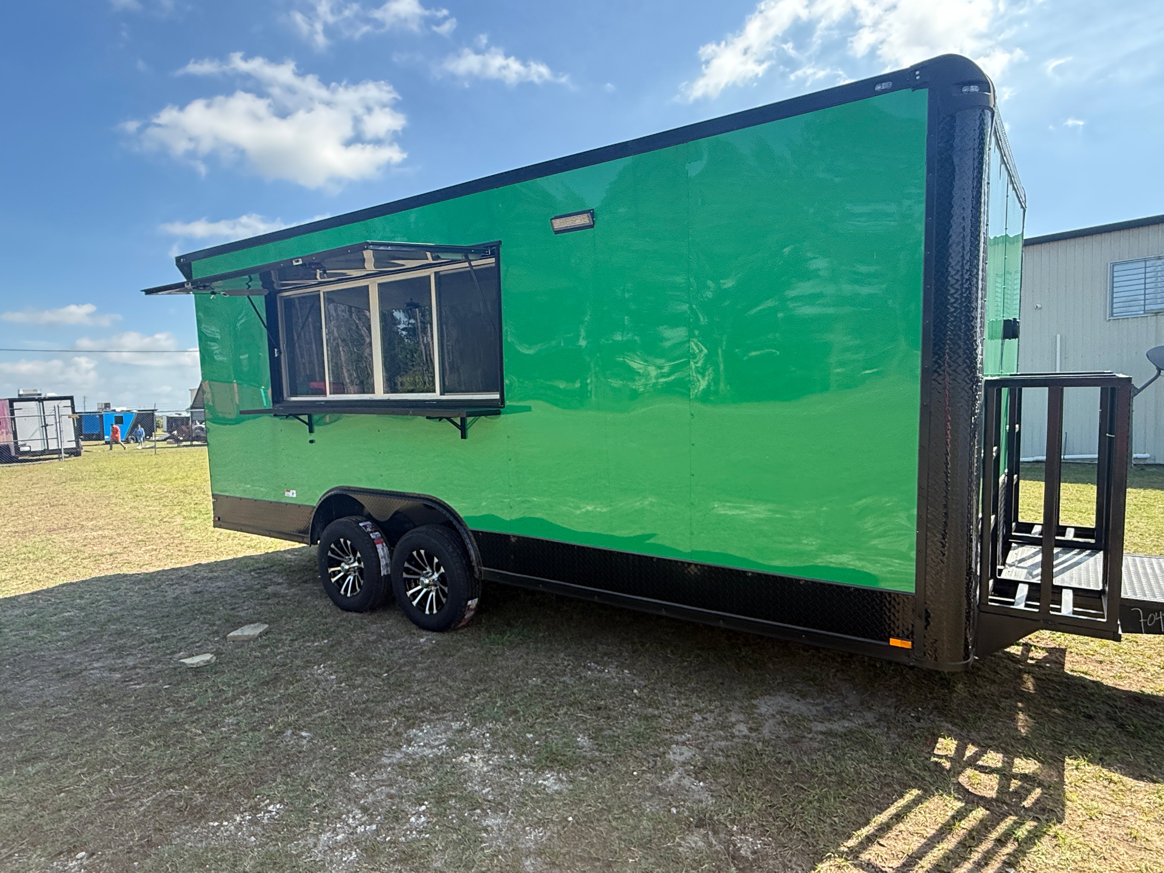 8.5X20TA3 Green Concession Trailer