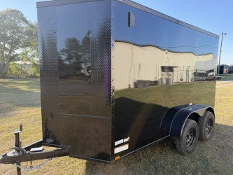 6x12TA Black Enclosed Cargo Trailer