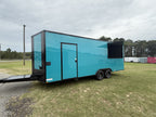 Remolque para barbacoa de 8.5x22 con puertas de ala de gaviota en venta | $28,500