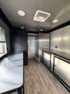 8.5x16TA Charcoal Concession Trailer