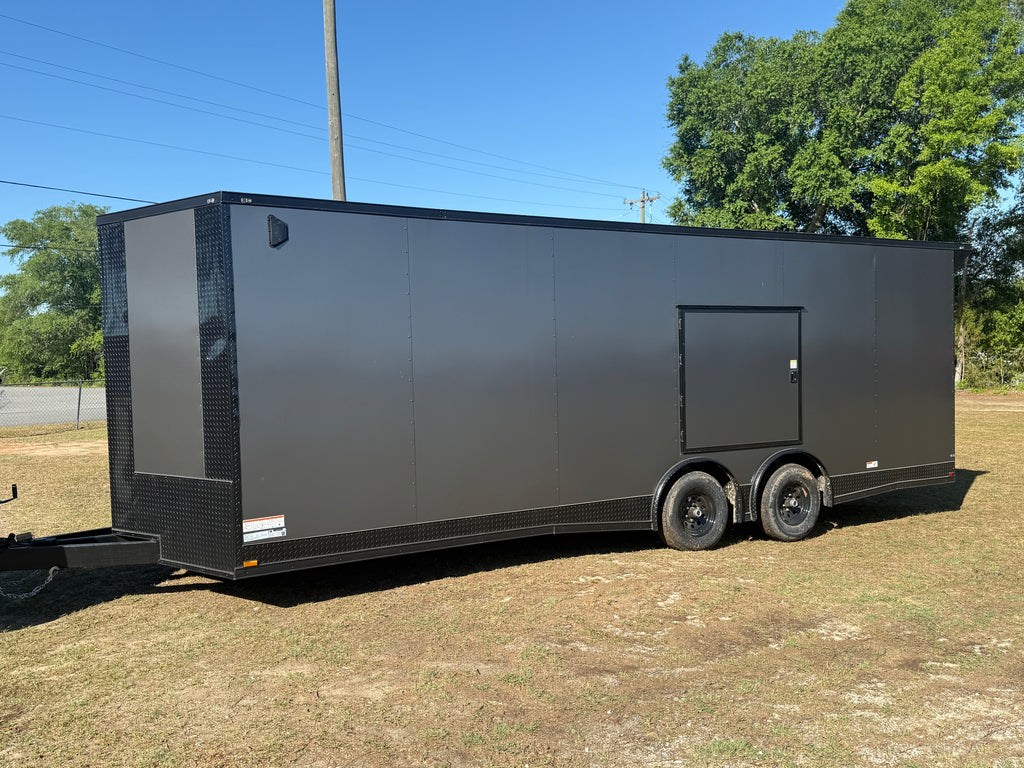 8.5X24TA Charcoal Standard Car Hauler Trailer