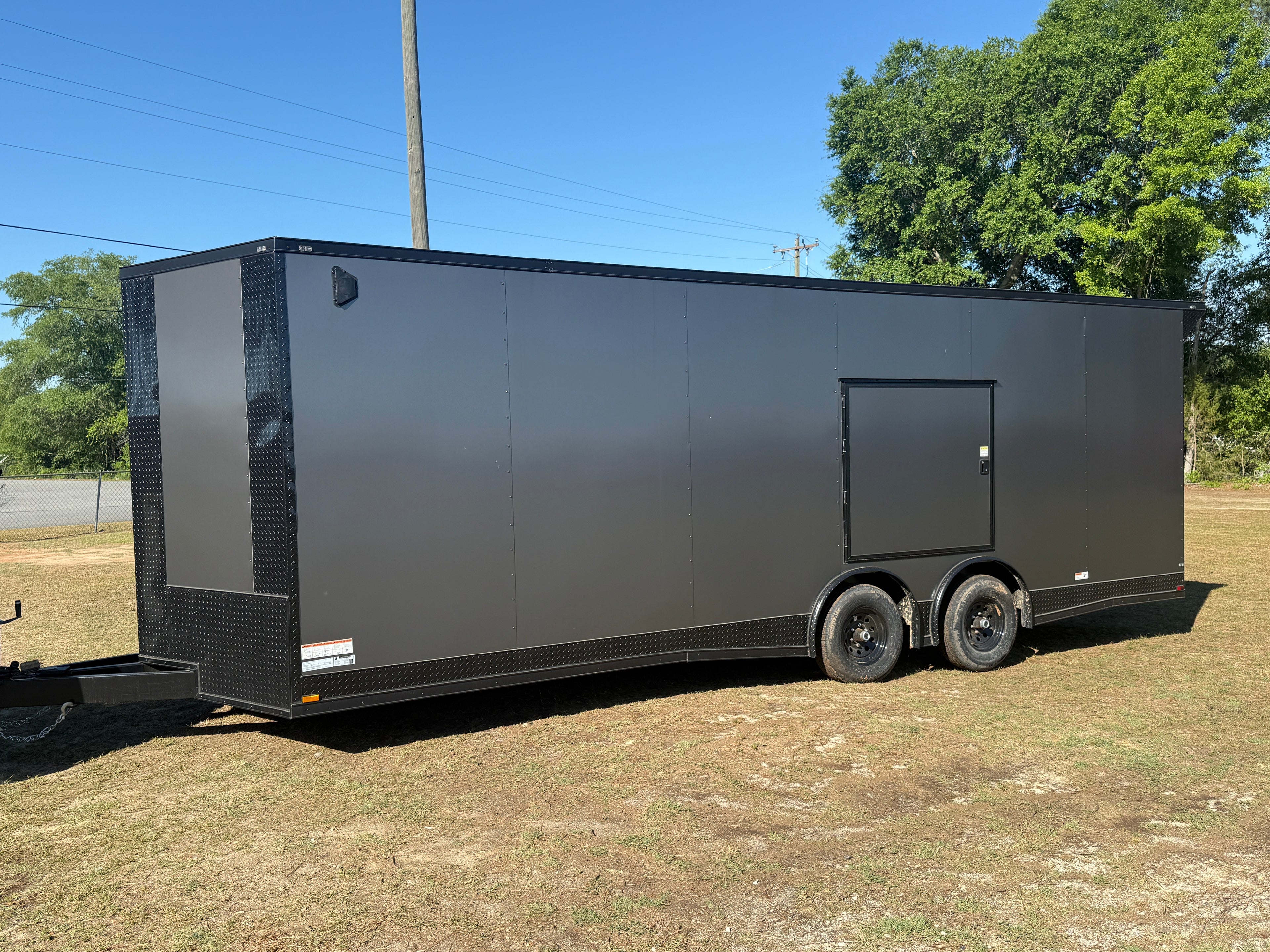 8.5X24TA Charcoal Standard Car Hauler Trailer