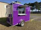 6x10SA Purple Concession Trailer