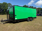 8.5X20TA3 Green Concession Trailer