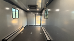 8.5x24TA  Black Race Ready Trailer | Full Bathroom