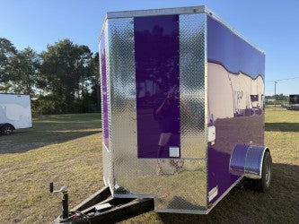 6x10SA Purple Concession Trailer