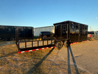8.5X32 Black Hybrid Trailer | Full Bathroom
