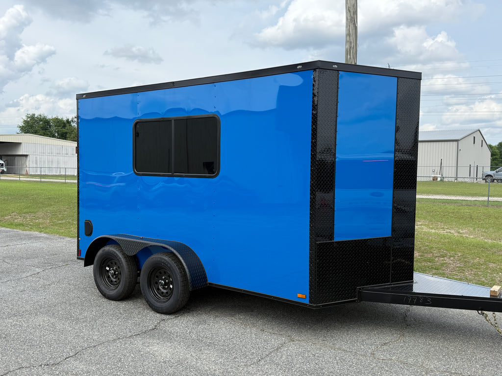 7X12TA  Blue Standard Trailer