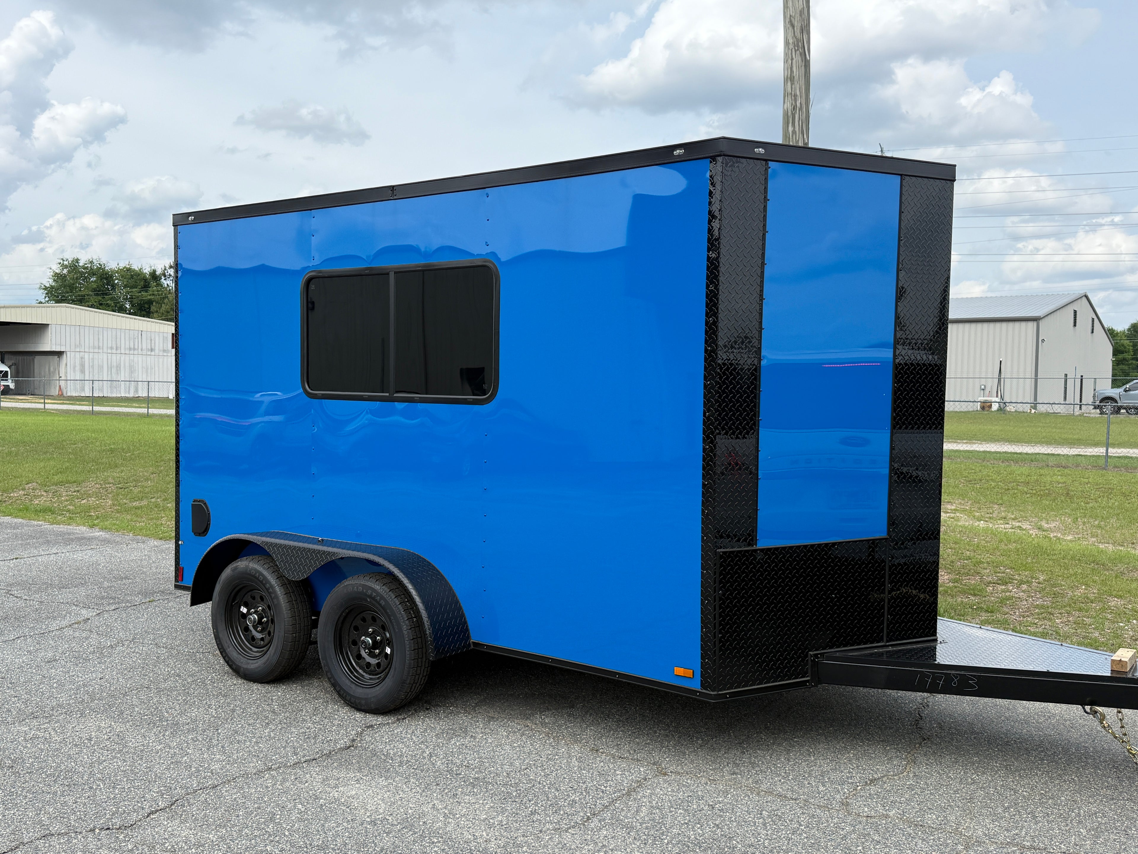 7X12TA  Blue Standard Trailer