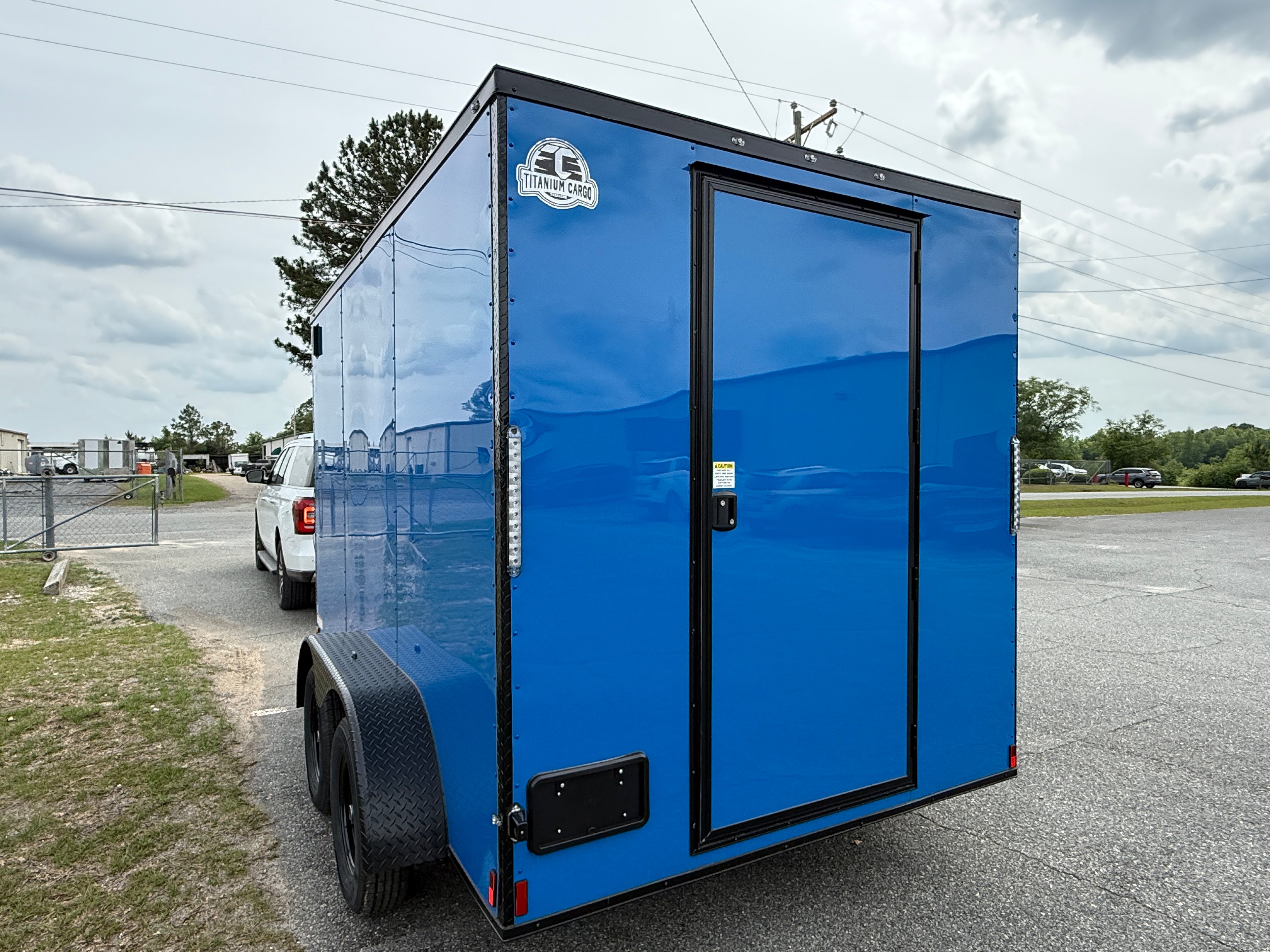7X12TA  Blue Standard Trailer