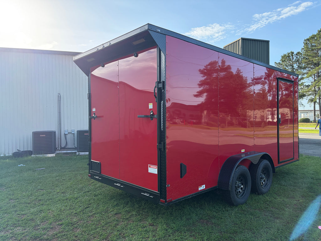 7X16TA Red Standard Trailer BOP