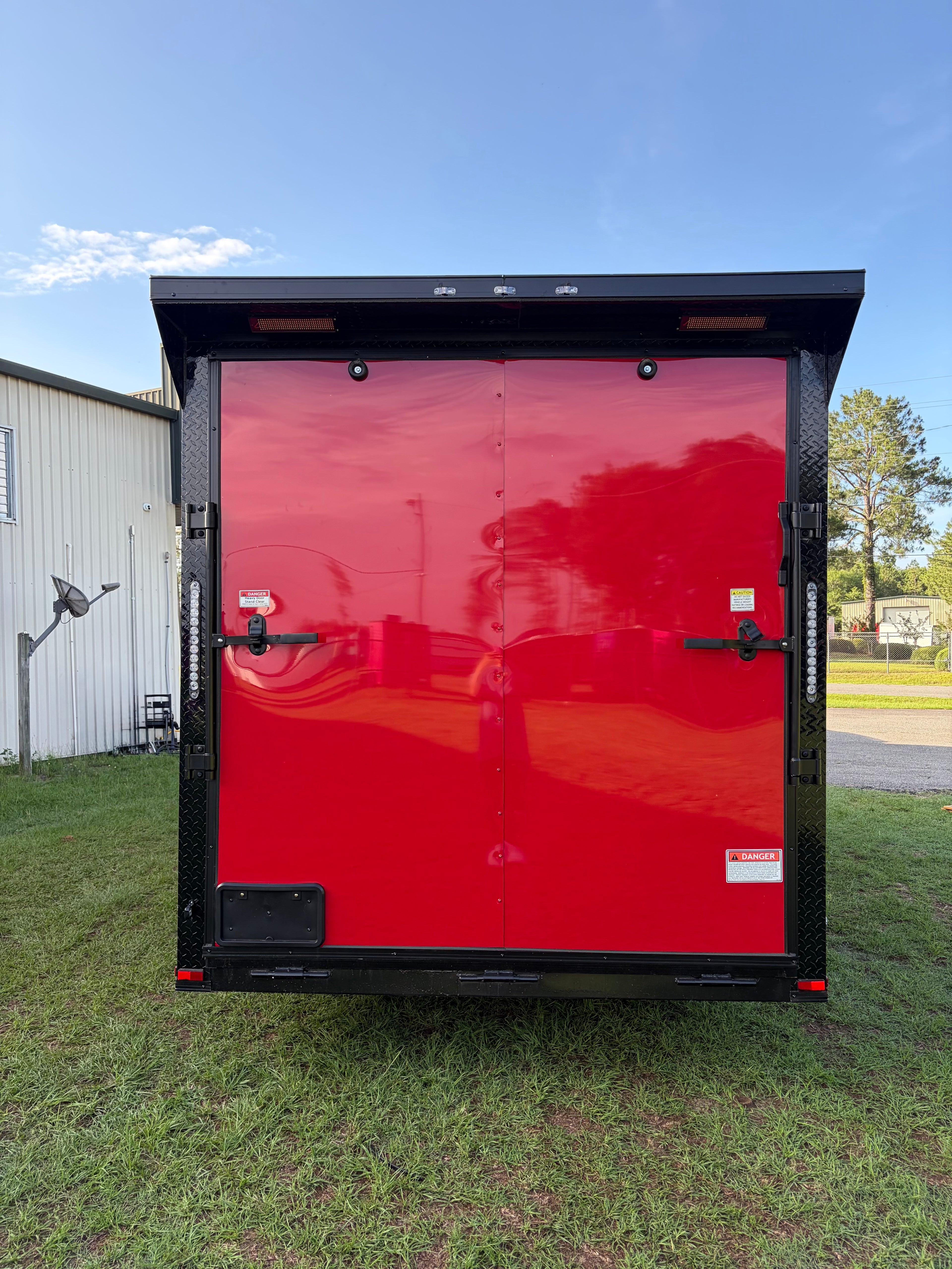 7X16TA Red Standard Trailer BOP
