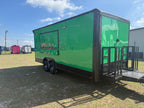 8.5X20TA3 Green Concession Trailer