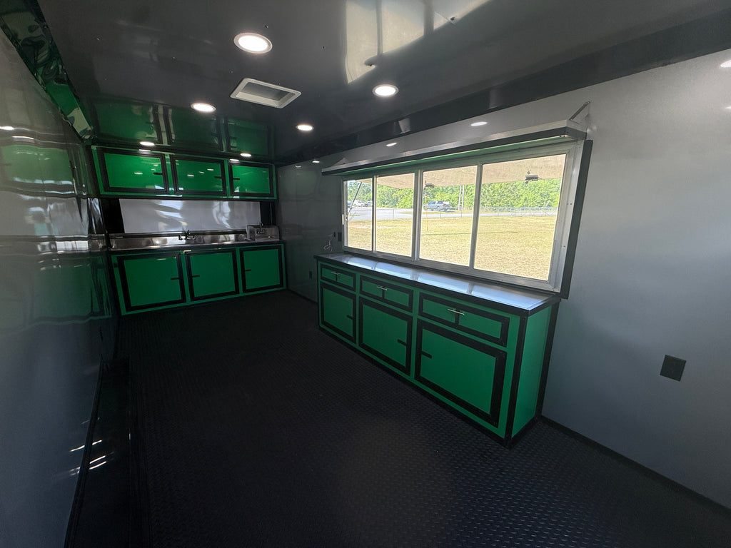 8.5X20TA3 Green Concession Trailer