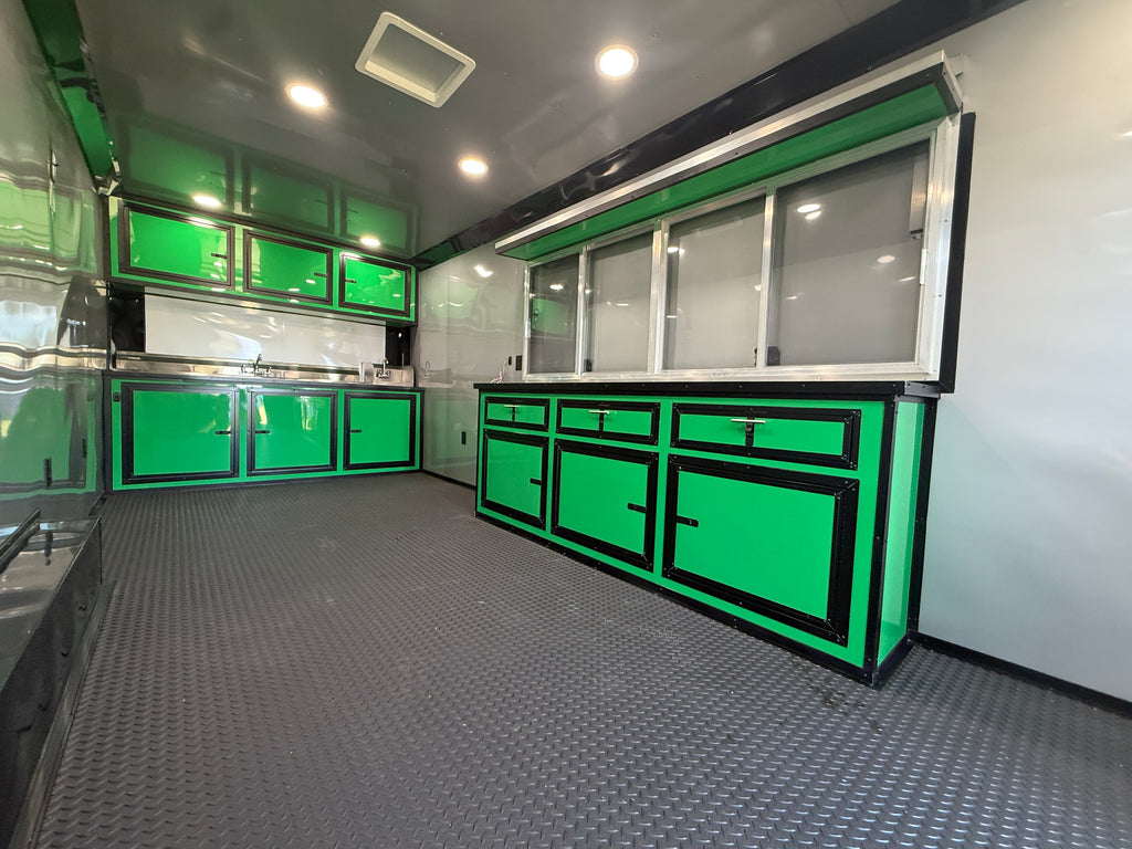 8.5X20TA3 Green Concession Trailer