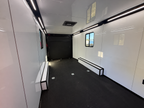 8.5x24TA  Black Race Ready Trailer | Full Bathroom