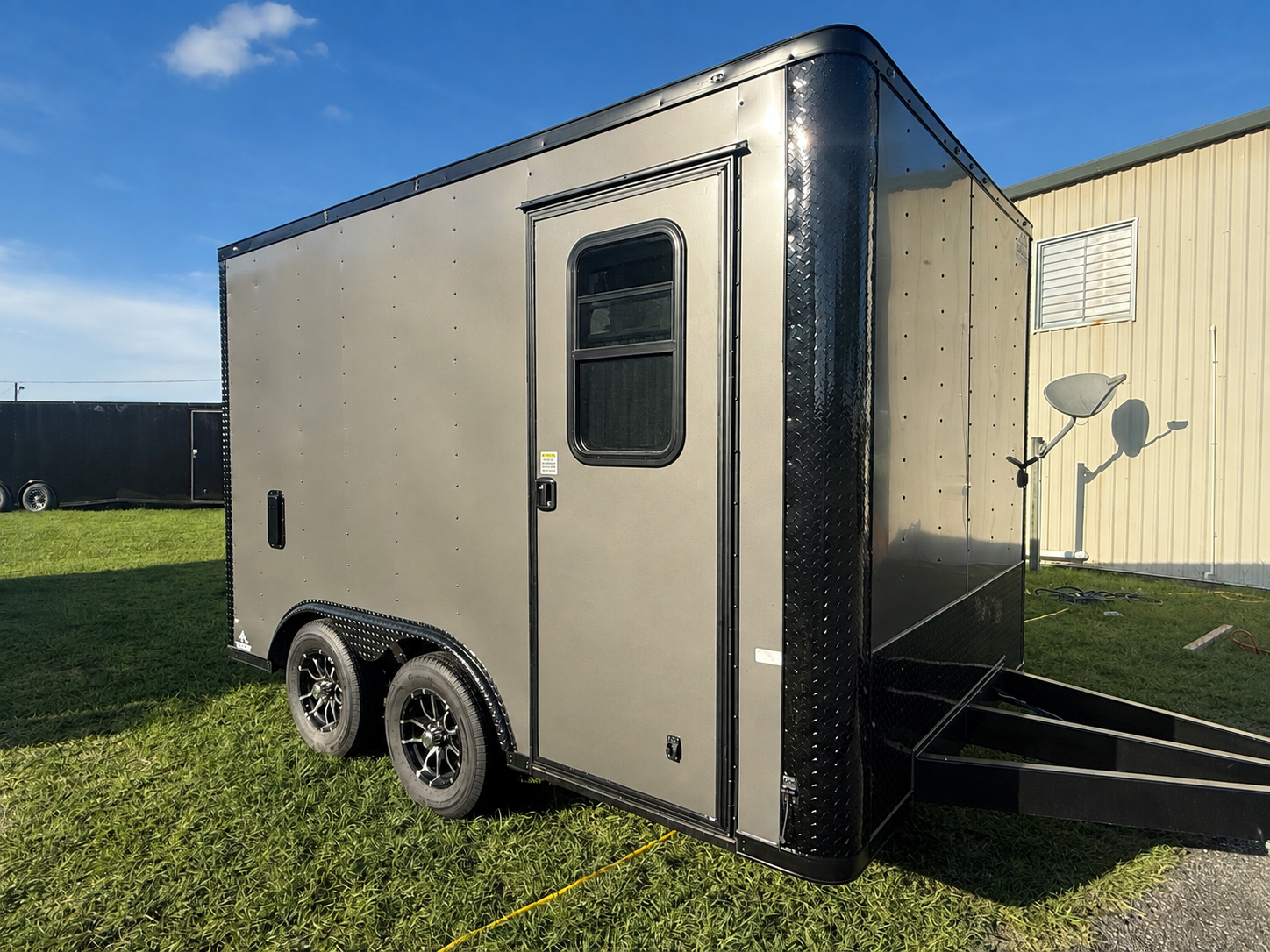 8.5x12TA Charcoal Office Trailer