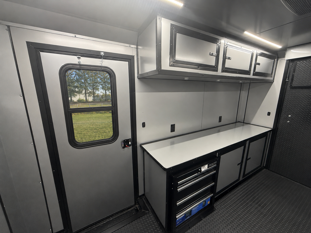 8.5x12TA Charcoal Office Trailer