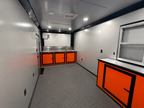 8.5X26TA Orange Black BBQ Porch Trailer