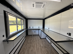 8.5X16 White Beverage Trailer | Coffee Trailer