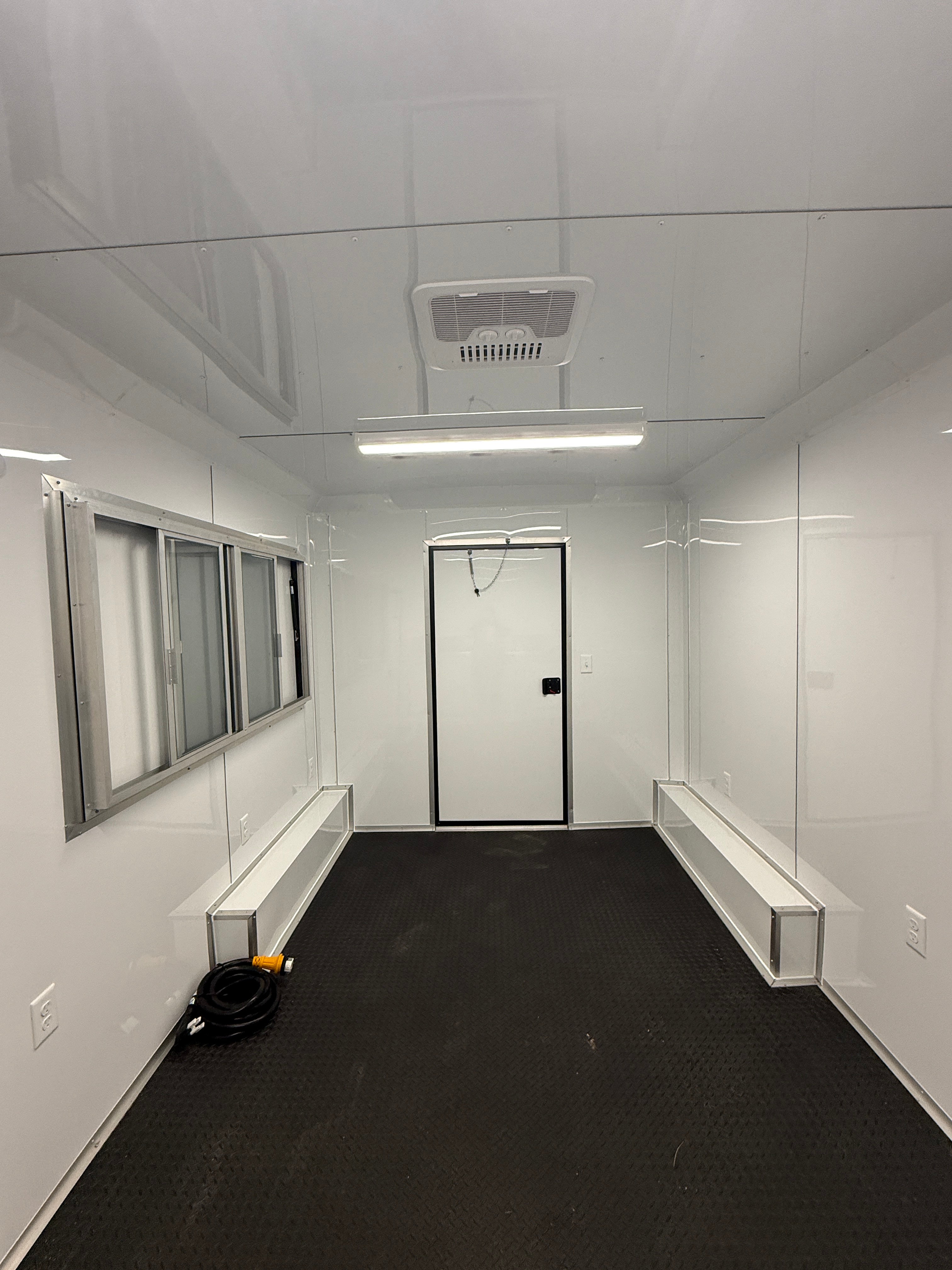 8.5X20TA3 Water Blue Concession Porch Trailer