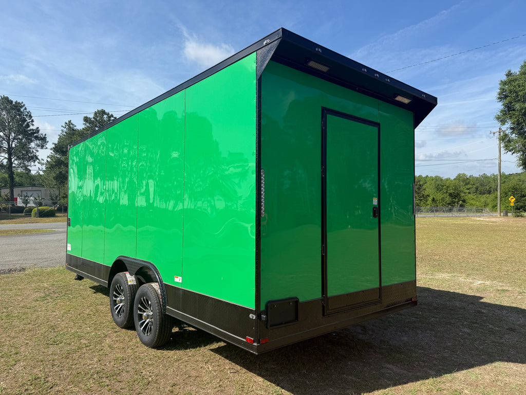 8.5X20TA3 Green Concession Trailer