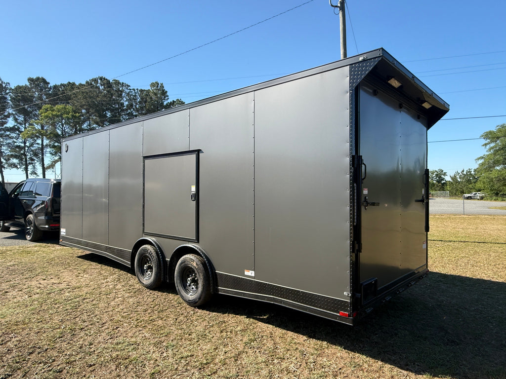 8.5X24TA Charcoal Standard Car Hauler Trailer