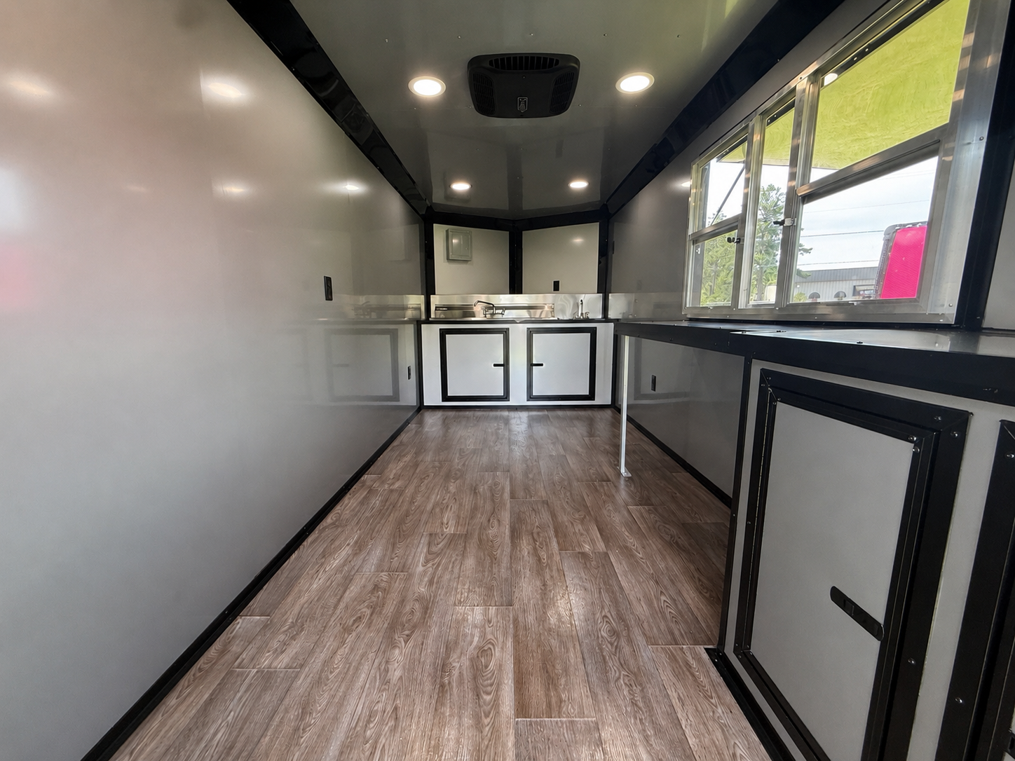 7X16TA Pink Concession Trailer
