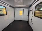 8.5X32 Black Hybrid Trailer | Full Bathroom
