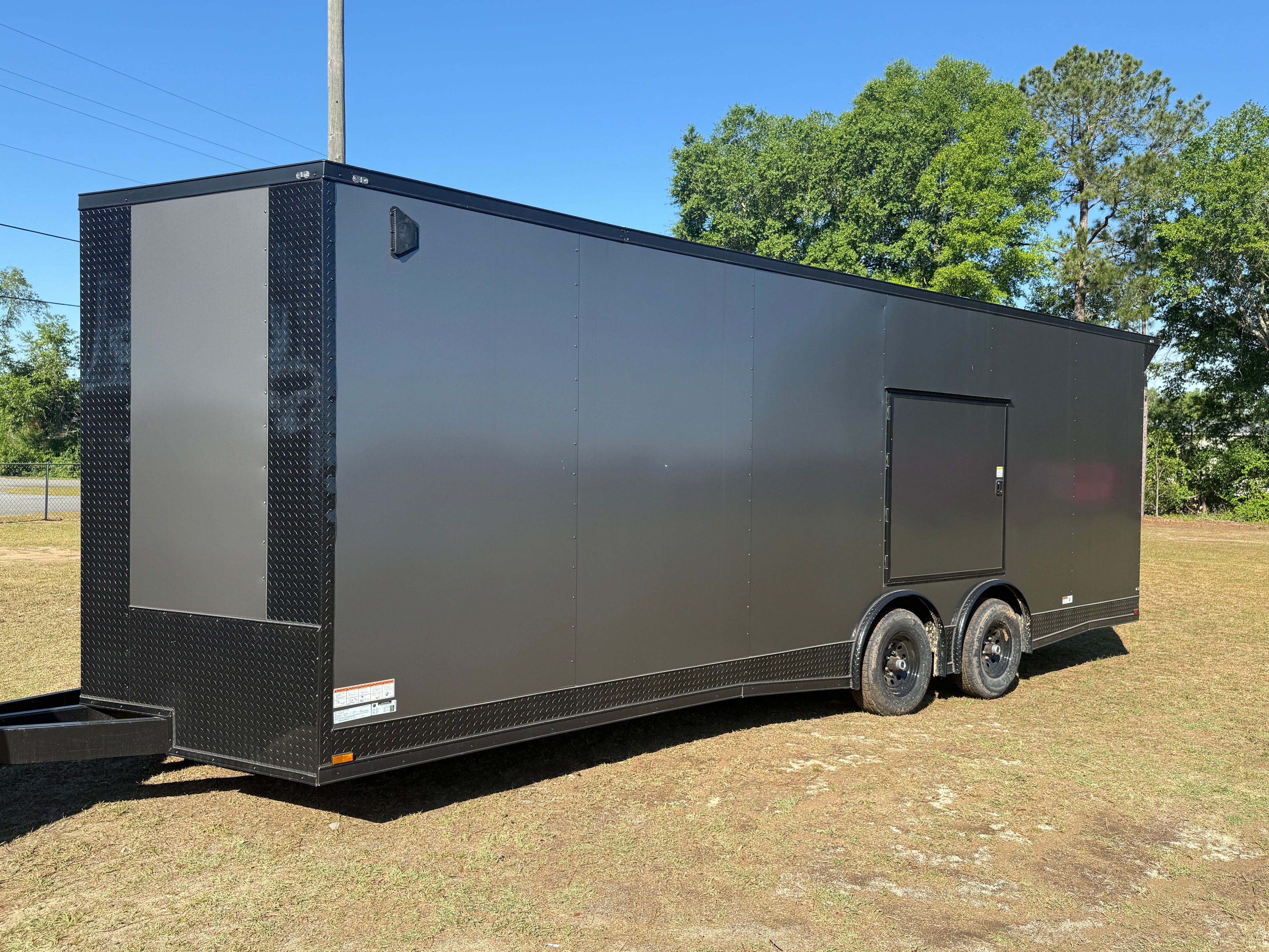 8.5X24TA Charcoal Standard Car Hauler Trailer