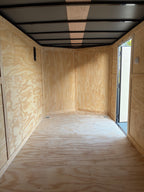 7X16TA Silver Enclosed Cargo Trailer