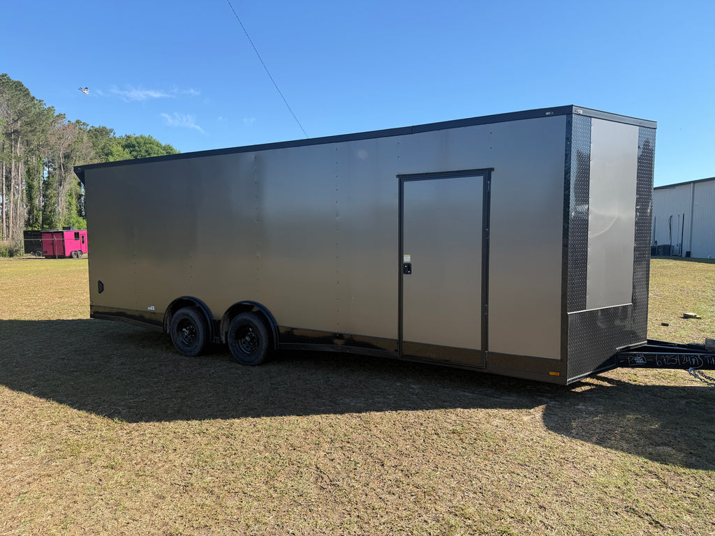 8.5X24TA Charcoal Standard Car Hauler Trailer
