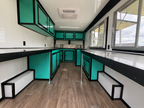 8.5X16TA Teal Concession Trailer