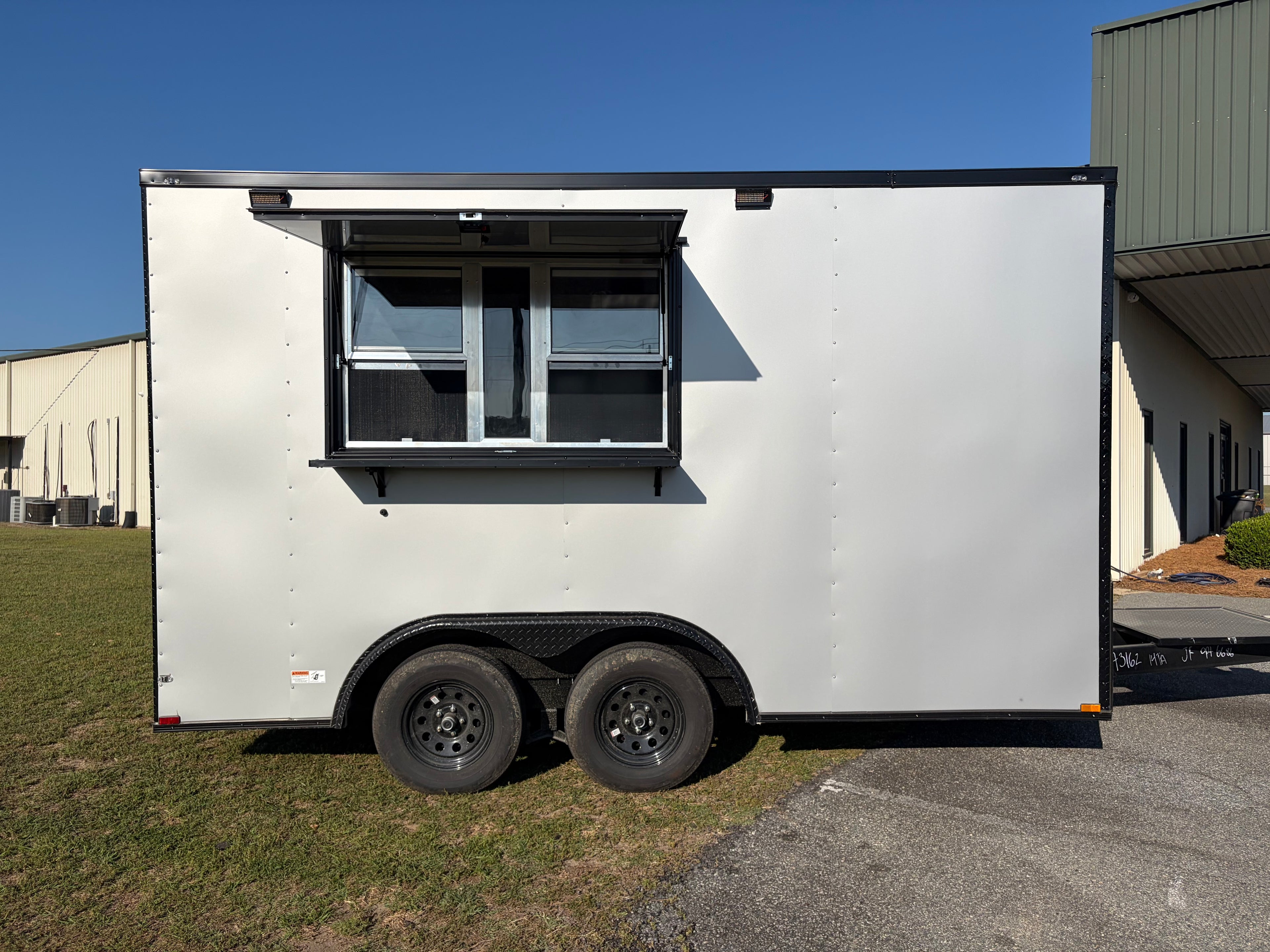 8.5X14TA Silver Concession Trailer