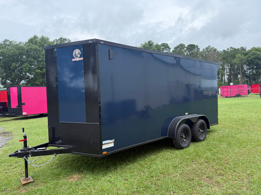 7x16TA Indigo Enclosed Cargo Trailer — image 1 of 9